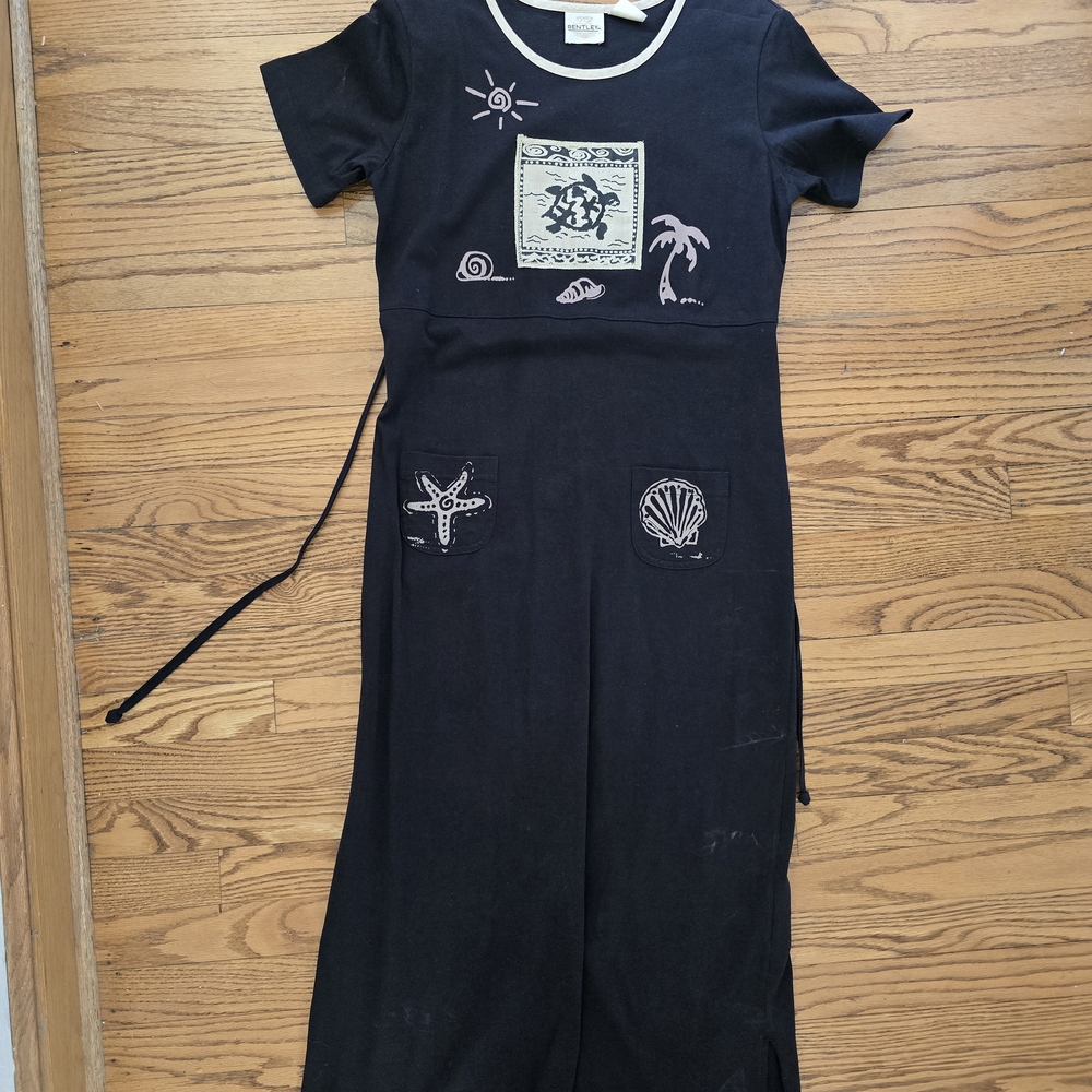Cotton Seaside Dress (Vintage)